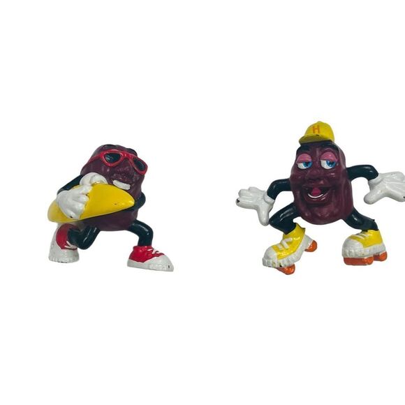 10/$25🦋 Set of 2 Vintage 1988 California Raisins Action Figures - Picture 1 of 7